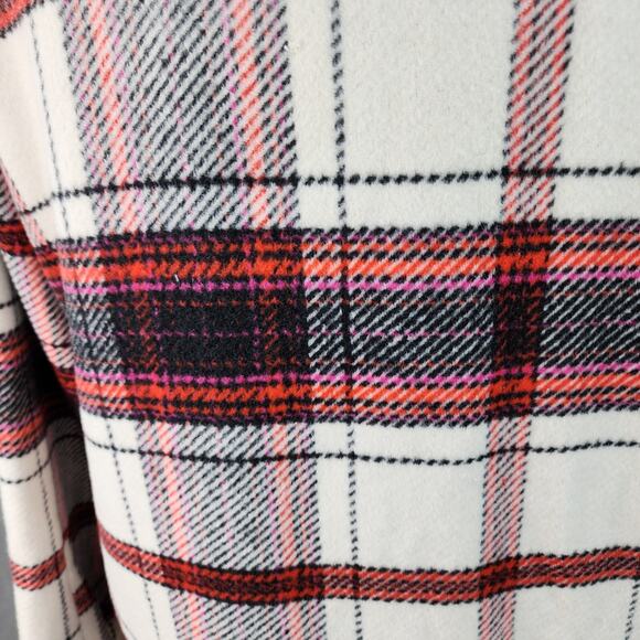 Universal Thread Shacket Women’s XL Oversized Flannel Shirt Jacket Heavyweight - Picture 8 of 14